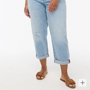 JCrew Relaxed boyfriend jean in all-day stretch - NWT